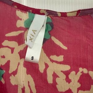 Floral Pink and Cream Vix Coverup